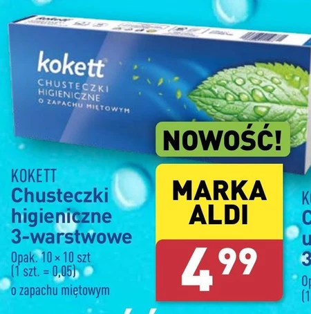 Chusteczki higieniczne Kokett