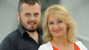 Majka Jeżowska z synem Wojciechem