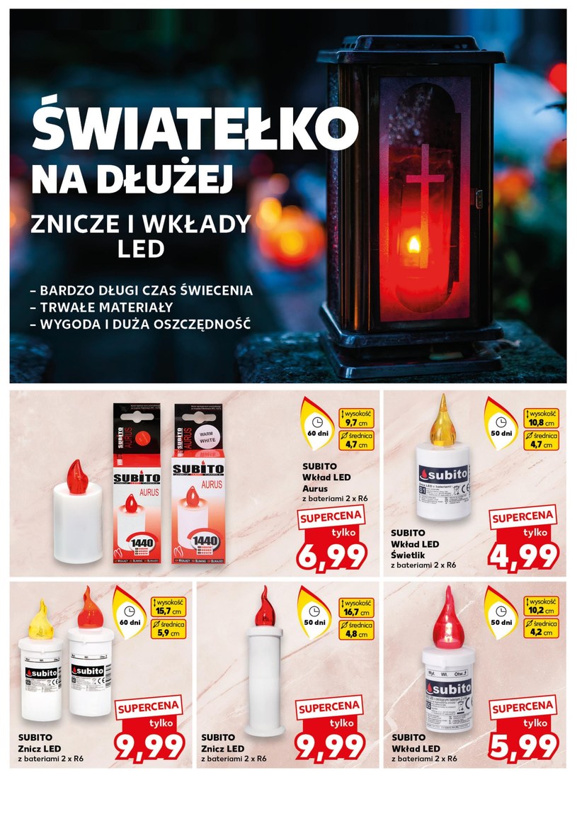 Gazetka: Znicze w Kauflandzie - strona 8