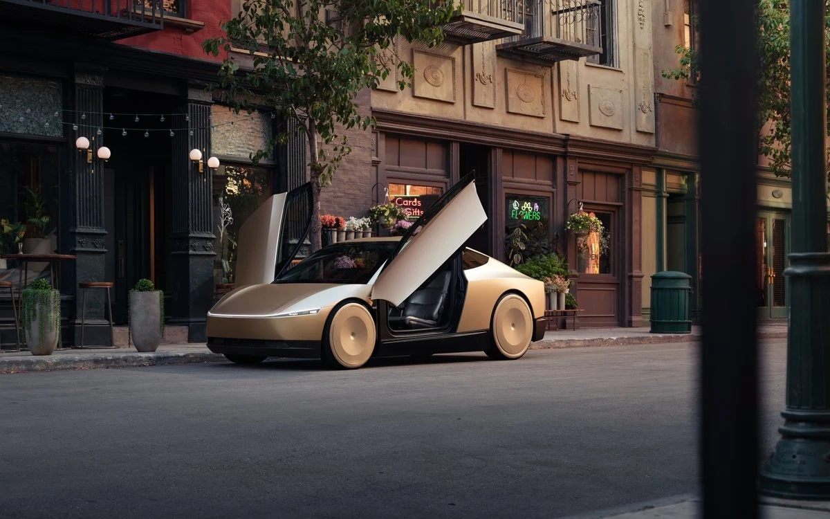 Tesla Cybercab, czyli wyczekiwane od dawna robotaxi. Tesla Cybercab, czyli wyczekiwane od dawna robotaxi.