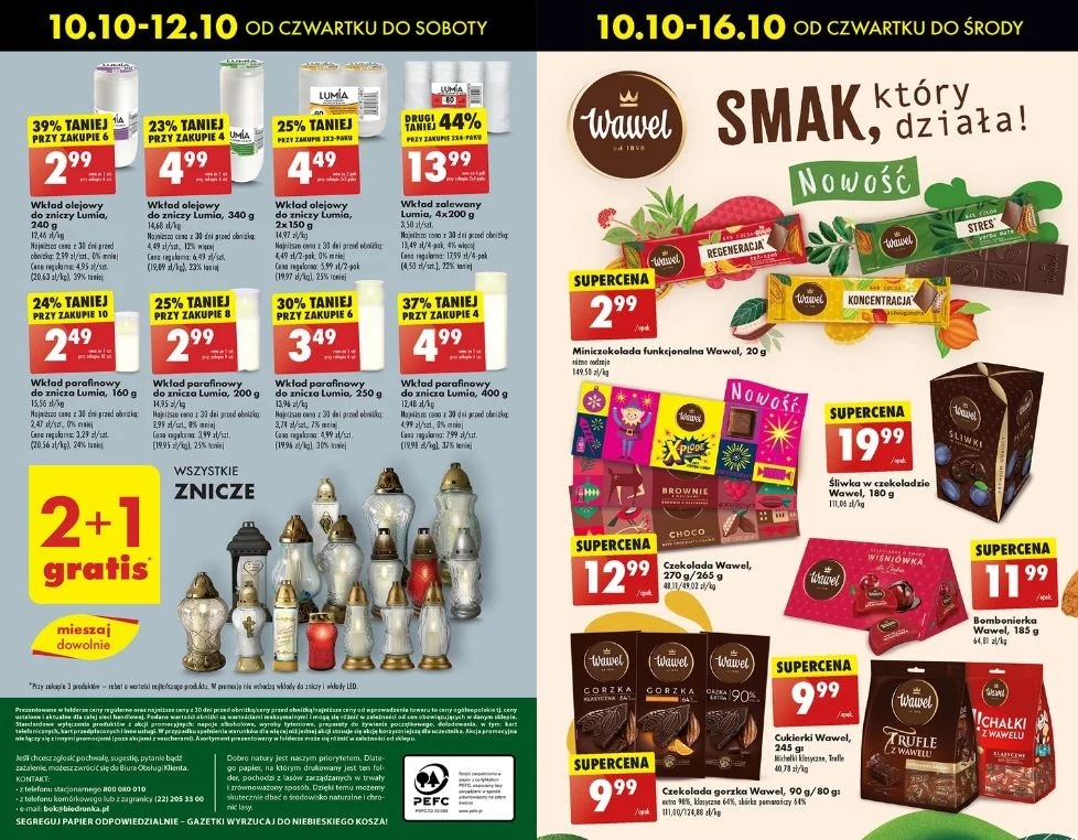 Biedronka oferuje znicze w gratisie!