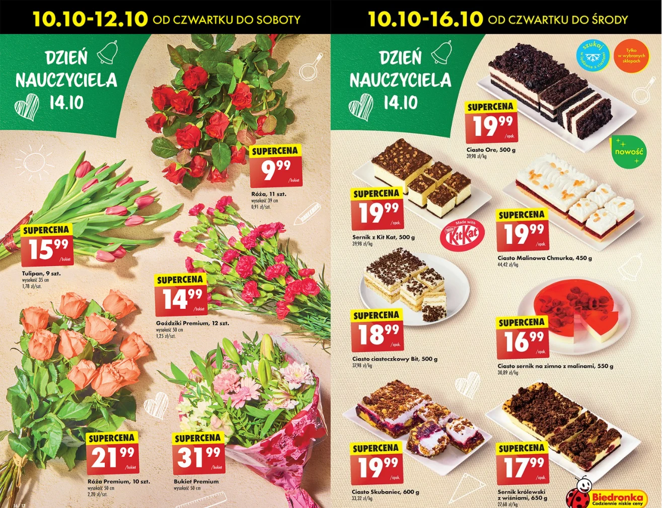 Bukiety i kwiaty na Dzień Nauczyciela 