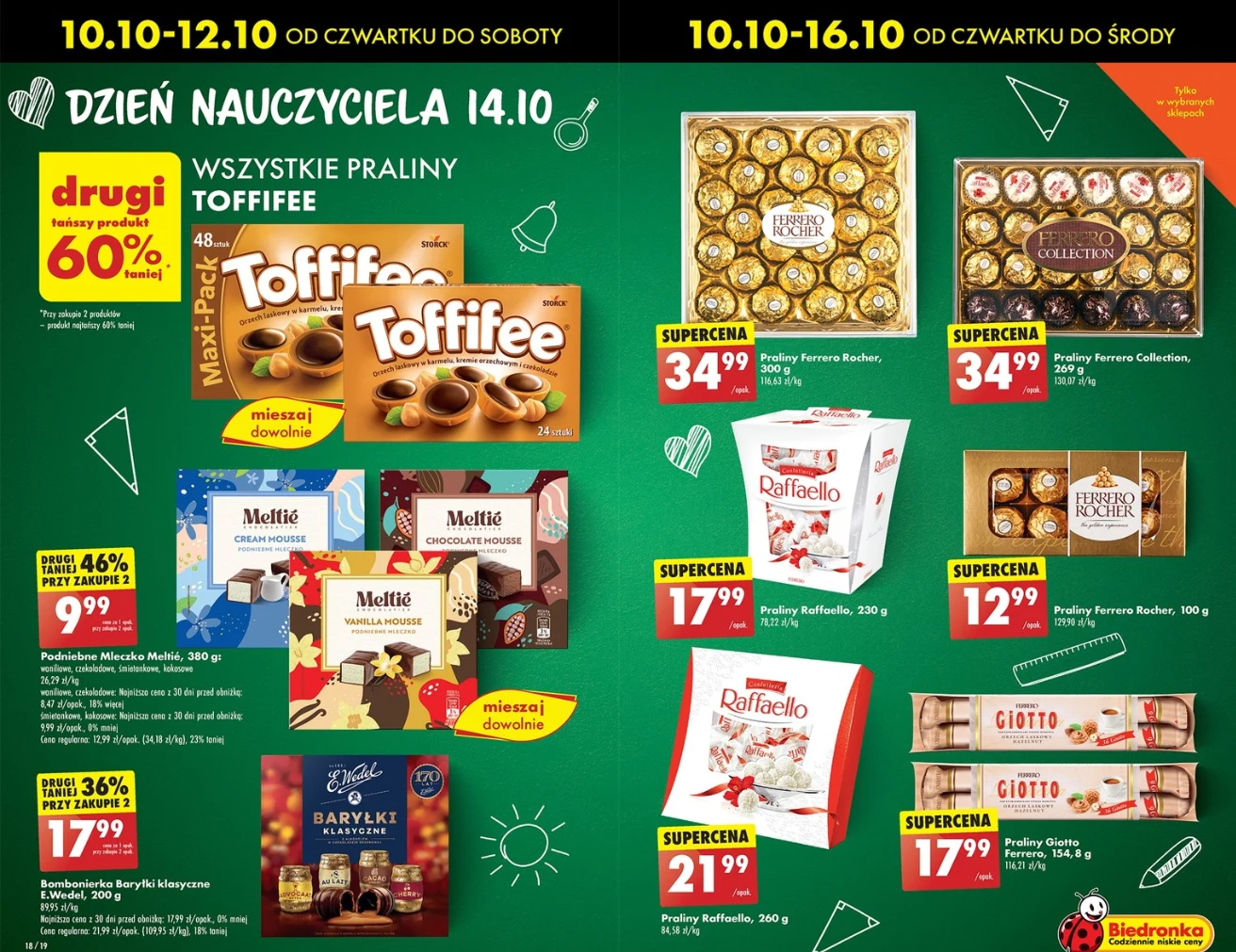 Bombonierki na Dzień Nauczyciela 