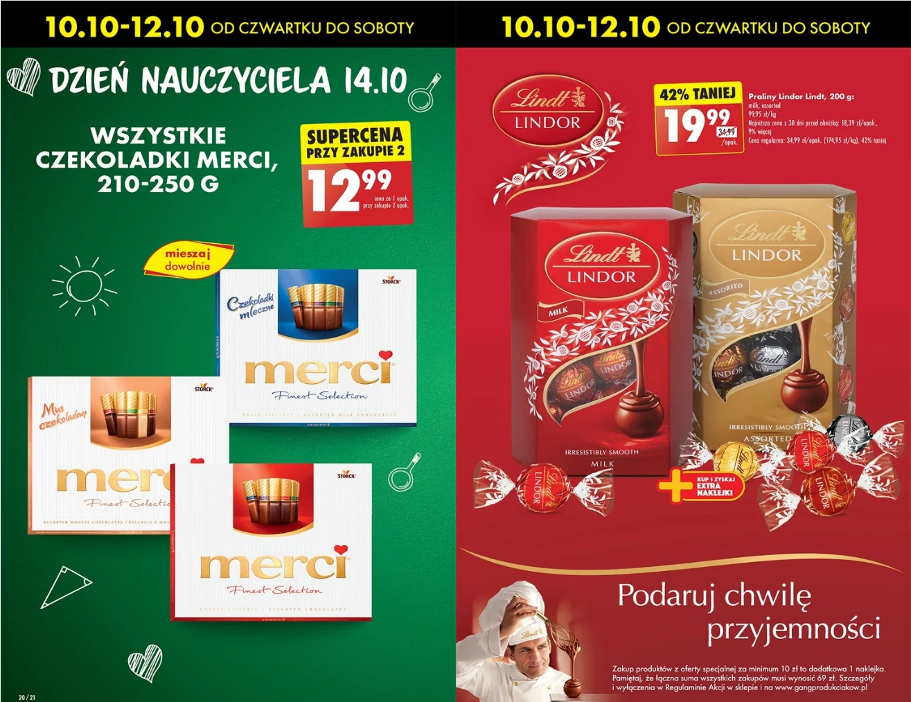 Słodkości w Biedronce 