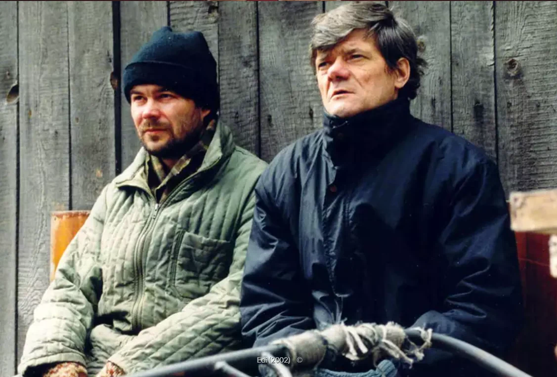 Henryk Gołębiewski w filmie "Edi". Henryk Gołębiewski w filmie "Edi".