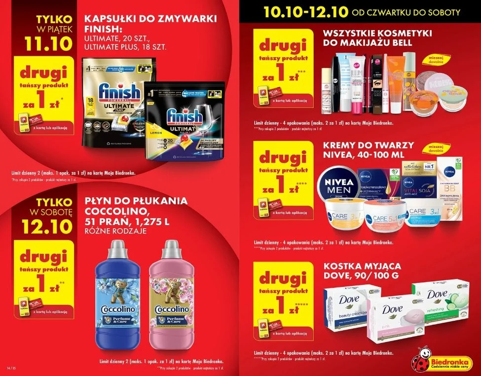 Biedronka oferuje kosmetyki za 1 zł!