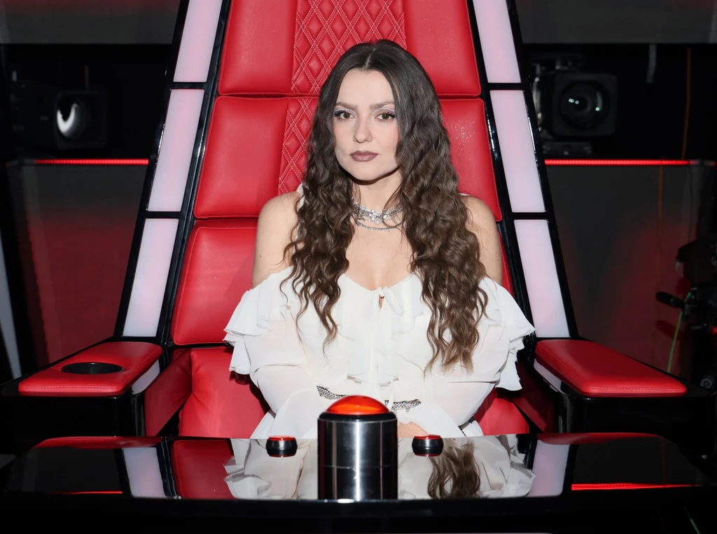 Lanberry na fotelu w "The Voice of Poland"