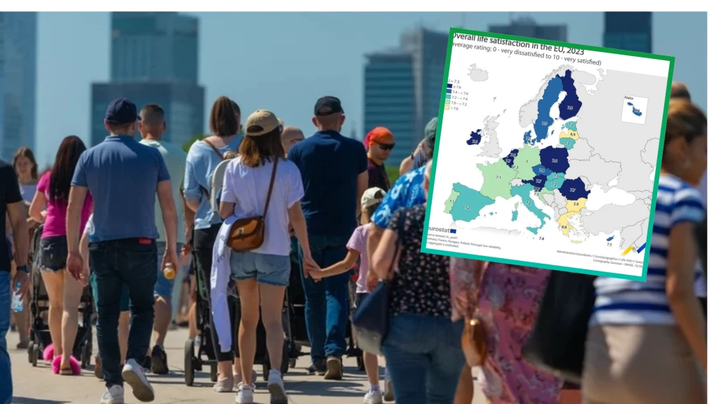 Satysfkacja z życia. Eurostat opublikował dane