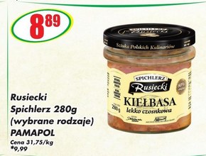 Spichlerz Rusiecki Kiełbasa żywiecka 280 g niska cena