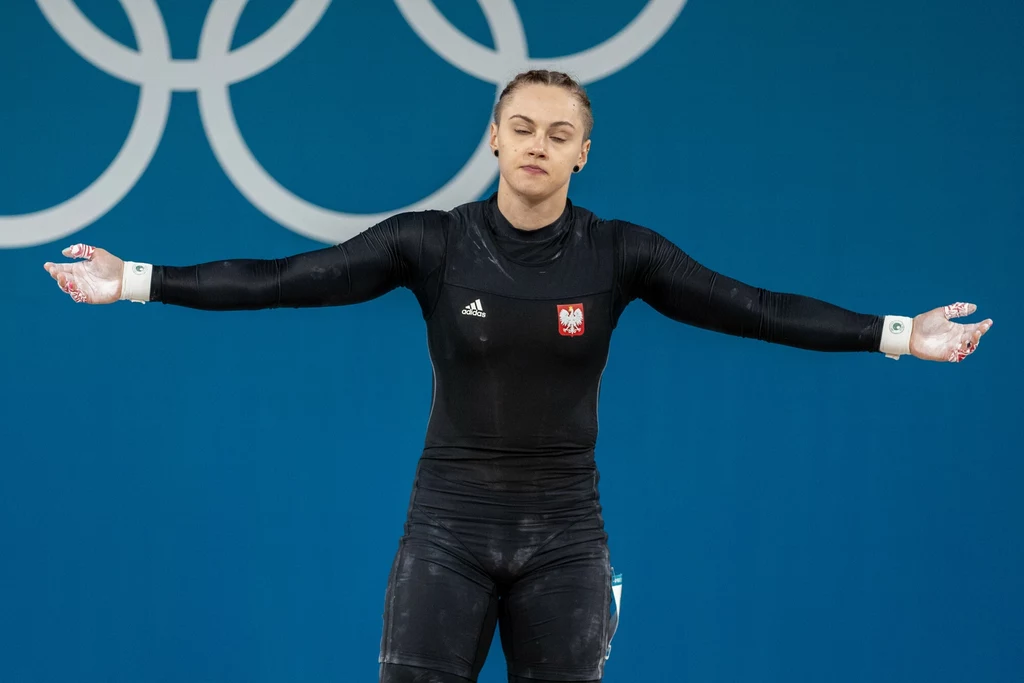 Weronika Zielińska na olimpijskim pomoście w Paryżu Weronika Zielińska na olimpijskim pomoście w Paryżu