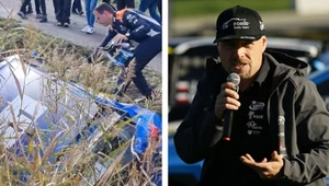 Jarosław Szeja (z prawej) po odcinku kwalifikacyjnym Rajdu Śląska miał zastrzeżenia do załogi z Philipem Allenem za kierownicą