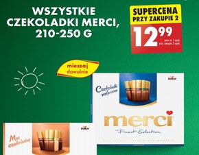 merci Finest Selection Kolekcja czekoladek mlecznych 250 g niska cena