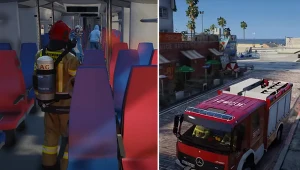GTA 5: Pseudokibice podpalili polski pociąg. Strażacy uratowali sytuację?