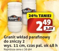 Wkład parafinowy Granit