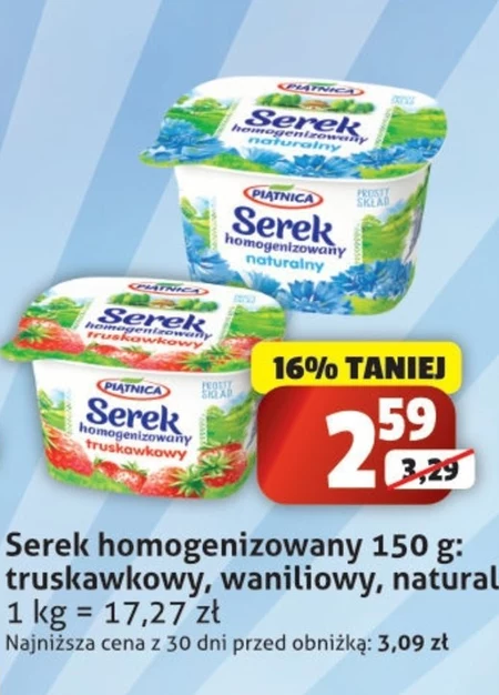 Serek homogenizowany Piątnica