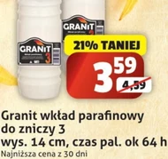 Парафінова вставка Granit