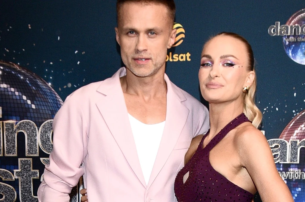 Maciej Zakościelny z taneczną partnerką