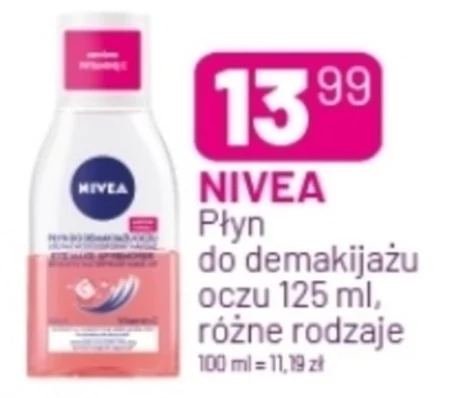 Nivea Pielęgnujący dwufazowy płyn do demakijażu oczu 125 ml