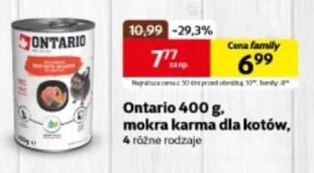 Mokra karma dla kota Ontario