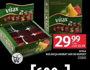 Vitax Kolekcja Przyjemności Kolekcja herbatek 161,5 g (90 sztuk) niska cena