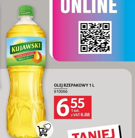 Kujawski Olej rzepakowy z pierwszego tłoczenia 1 l
