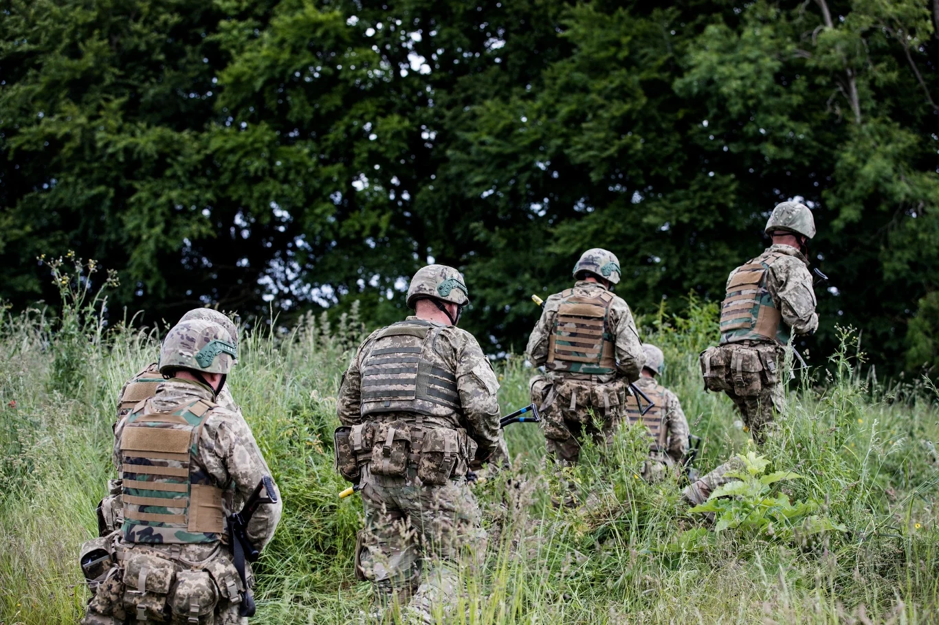 Ukraińscy żołnierze. Zdjęcie ilustracyjne Ukraińscy żołnierze. Zdjęcie ilustracyjne