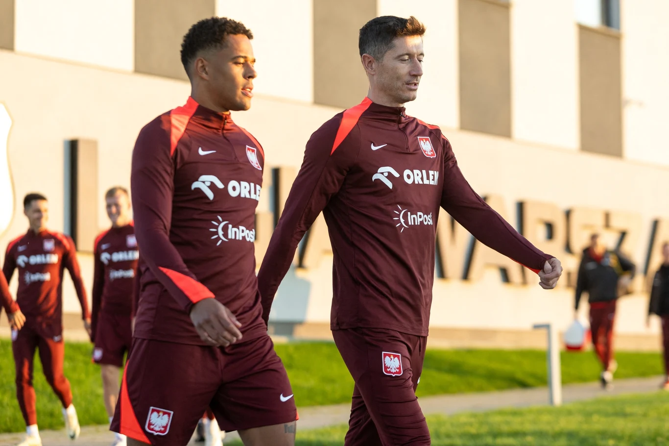 Michael Ameyaw i Robert Lewandowski