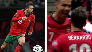 Bernardo Silva otworzył wynik w meczu Polska - Portugalia