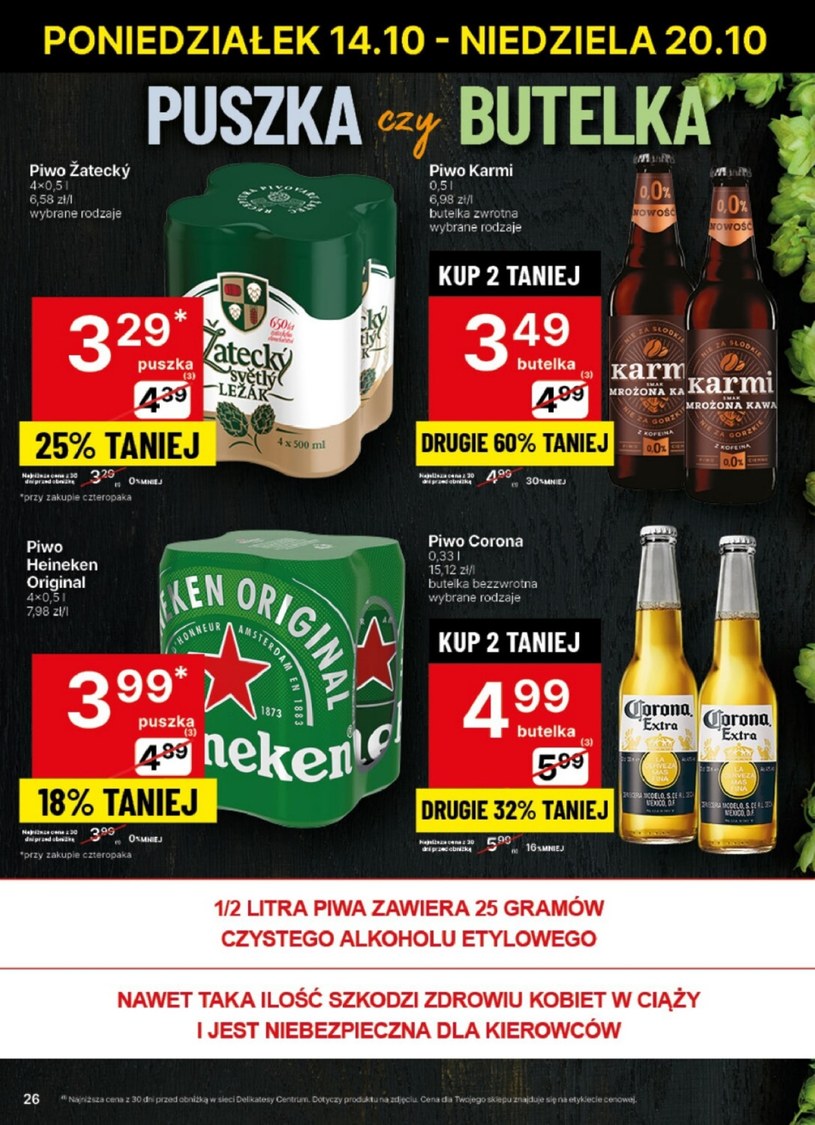 Gazetka: Gorączka promocyjnych cen – Delikatesy Centrum - strona 26