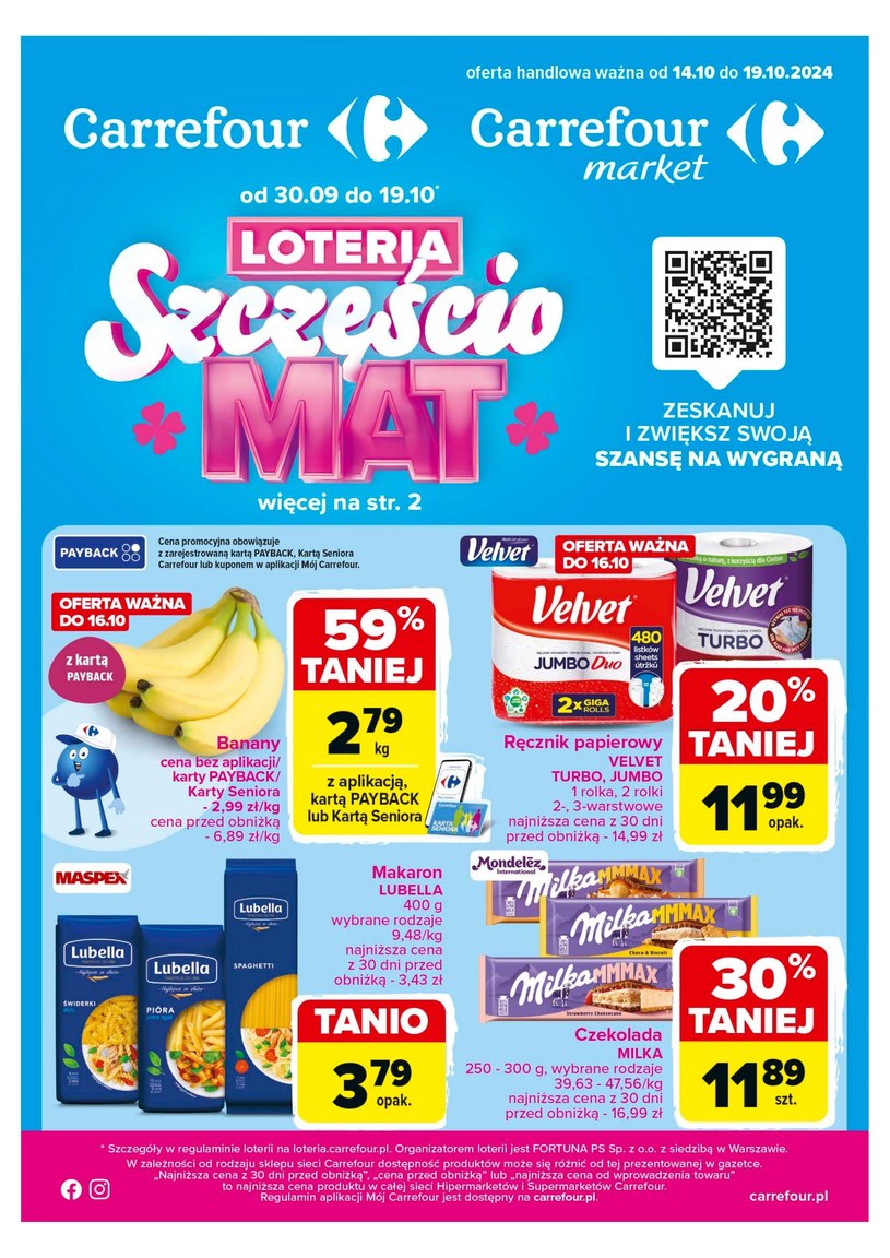 Gazetka: Szczęście z rabatami – Carrefour - strona 1