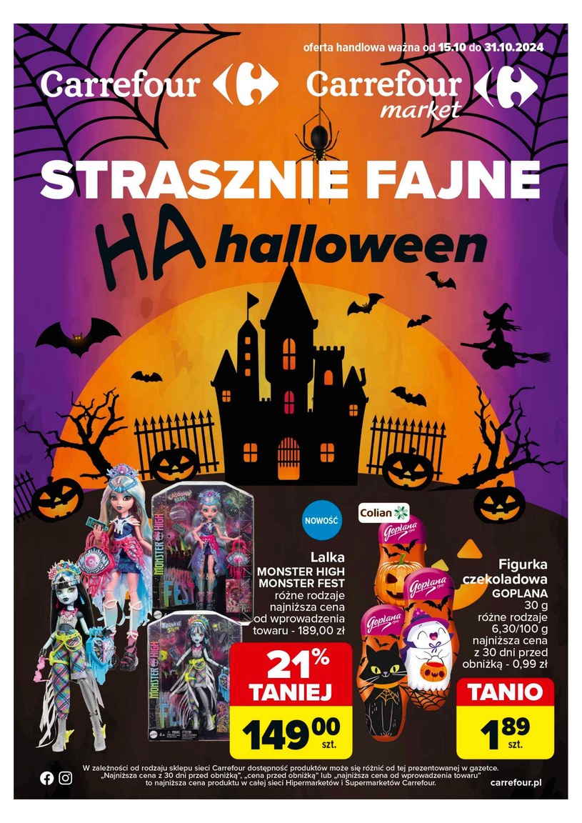 Gazetka: Strasznie fajne Halloween! - Carrefour - strona 1