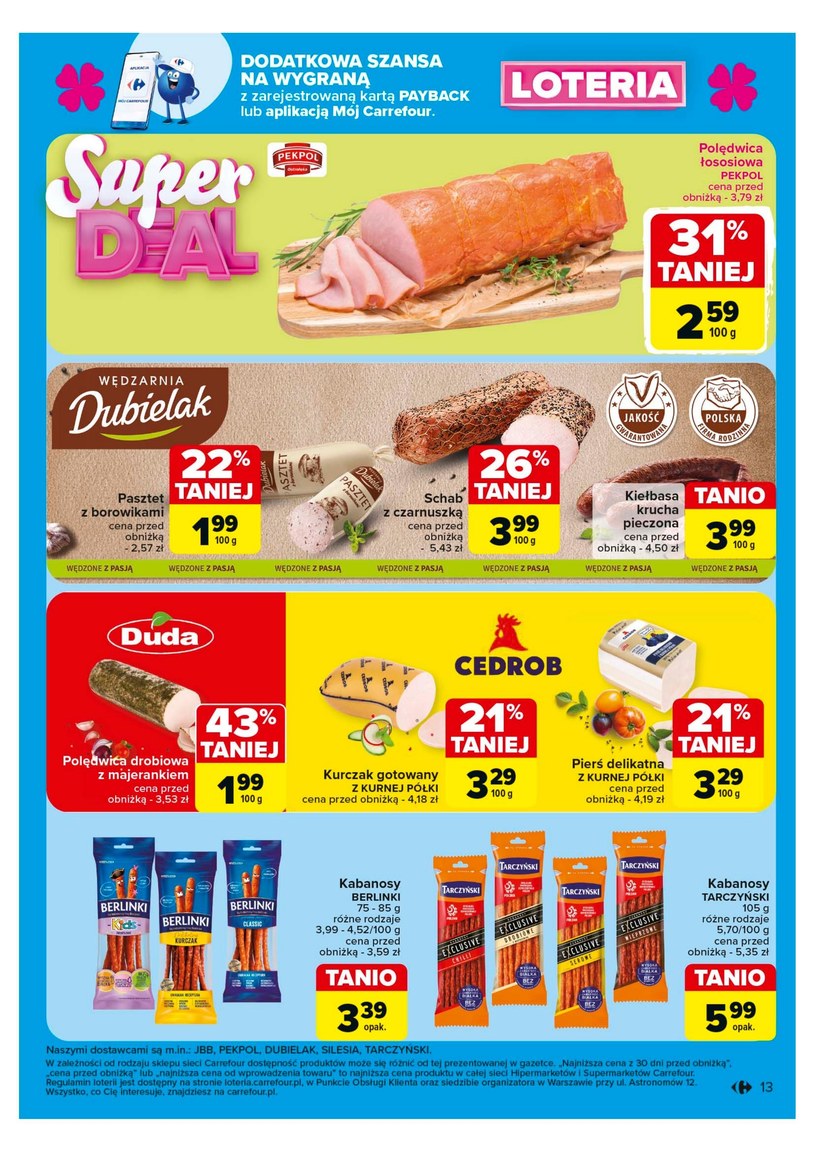 Gazetka: Loteria i super ceny – Carrefour - strona 13