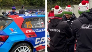 Grzegorz Grzyb (z lewej), z prawej Mikołaj Marczyk ze swoim teamem