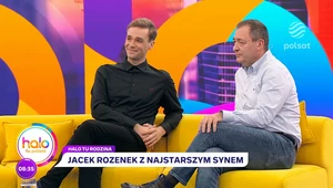 Adrian Rozenek to wykapany tata. W studio “halo tu polsat” pojawił się z tatą - Jackiem