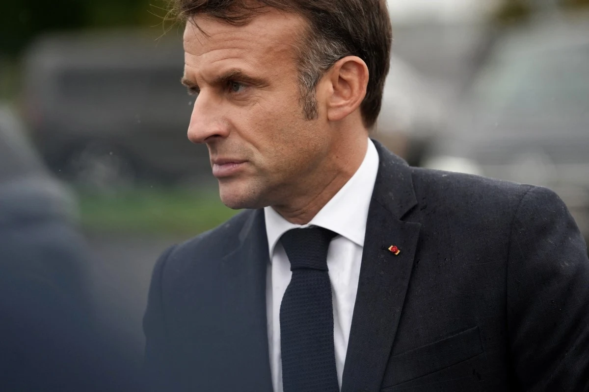 Prezydent Francji Emmanuel Macron Prezydent Francji Emmanuel Macron