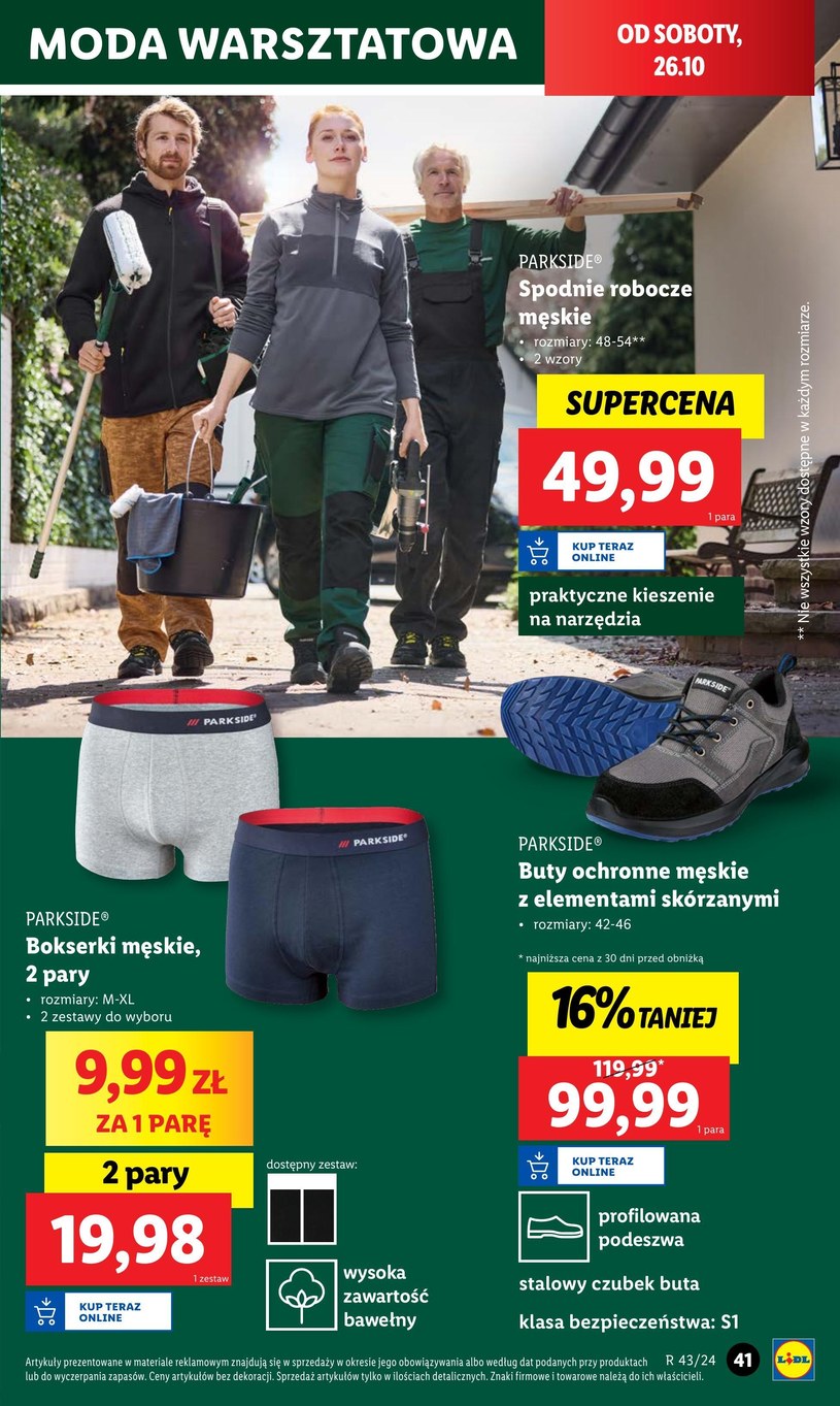 Gazetka: Modne zakupy w niższej cenie – Lidl - strona 43