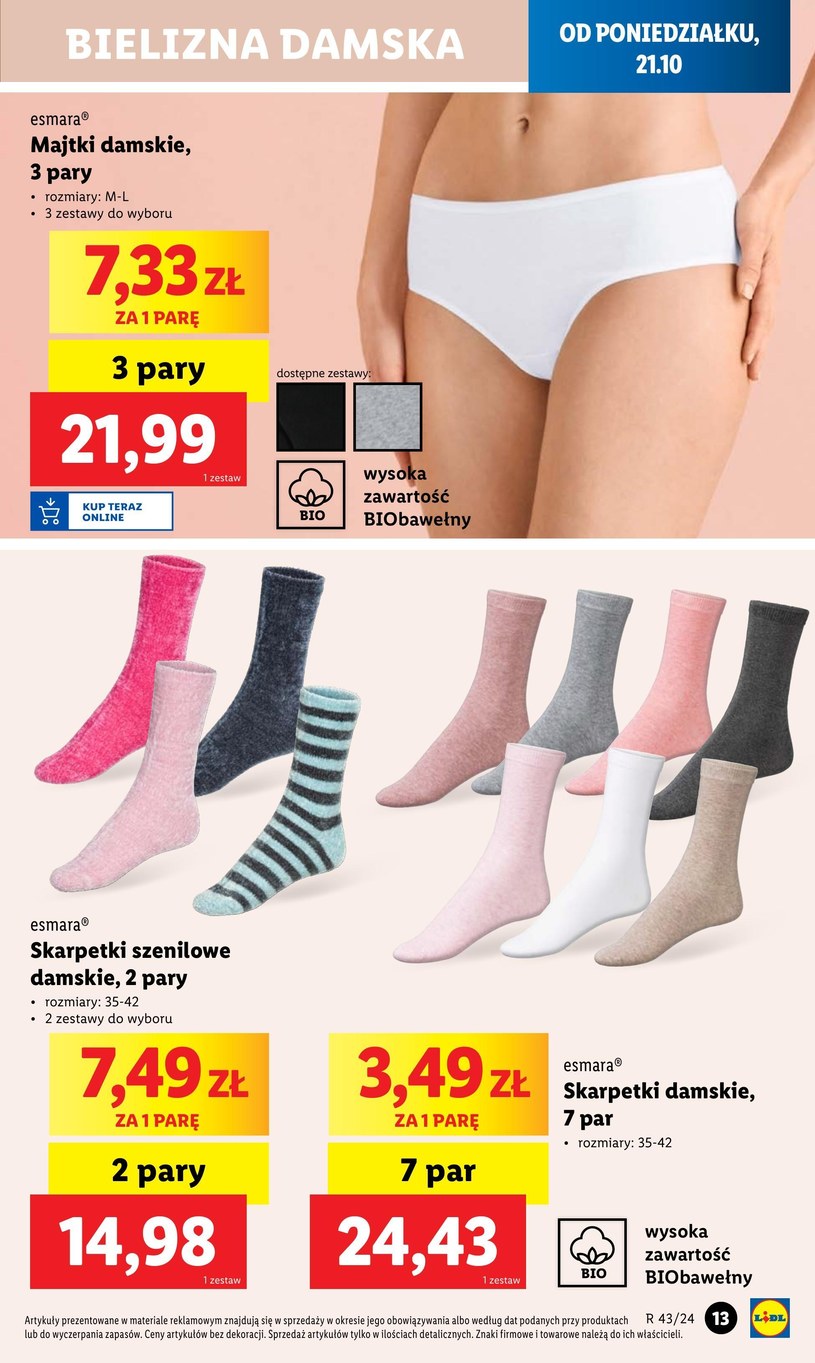 Gazetka: Modne zakupy w niższej cenie – Lidl - strona 13