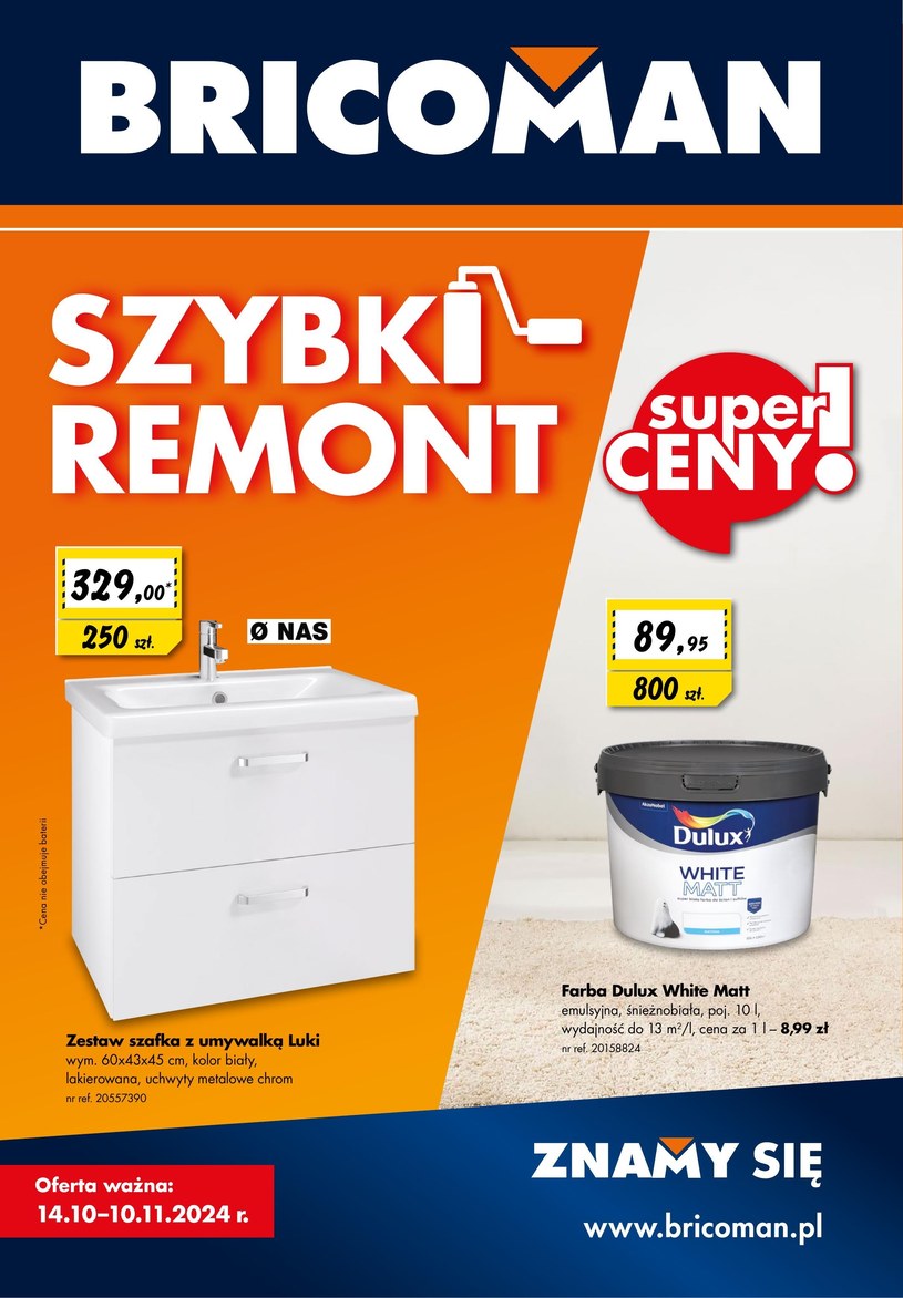 Gazetka: Szybki remont - Bricoman - strona 1