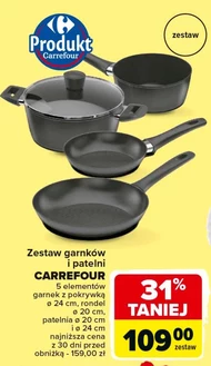 Zestaw garnków Carrefour