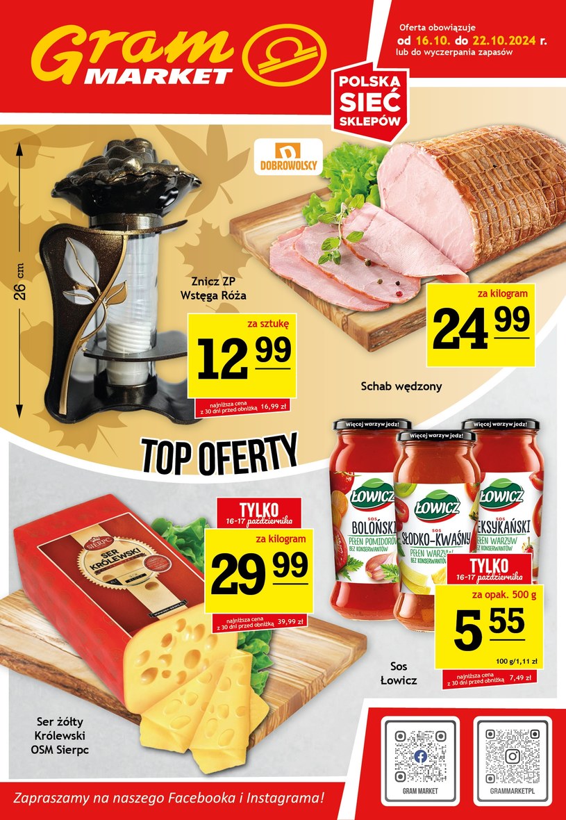 Gazetka: Top oferty w Gram Market  - strona 1