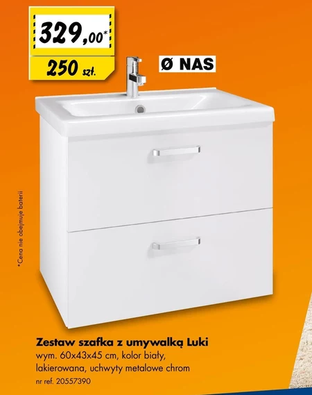 Szafka z umywalką S!