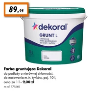 Farba gruntująca Dekoral