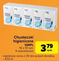 Chusteczki higieniczne Simpl