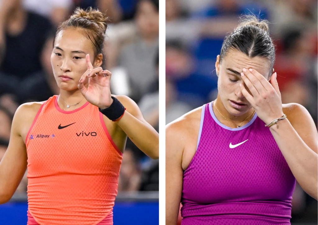 Qinwen Zheng zaskoczyła w finale WTA Wuhan Arynę Sabalenkę Qinwen Zheng zaskoczyła w finale WTA Wuhan Arynę Sabalenkę