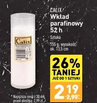 Wkład parafinowy Calix