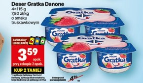 Gratka Deser o smaku truskawkowym 460 g (4 x 115 g) niska cena