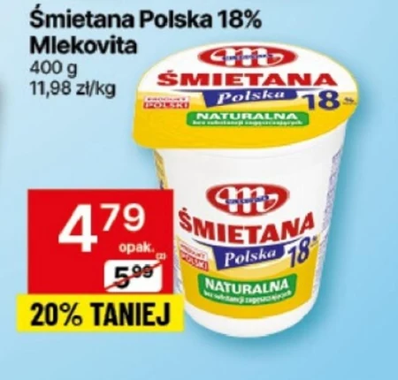 Śmietana Mlekovita