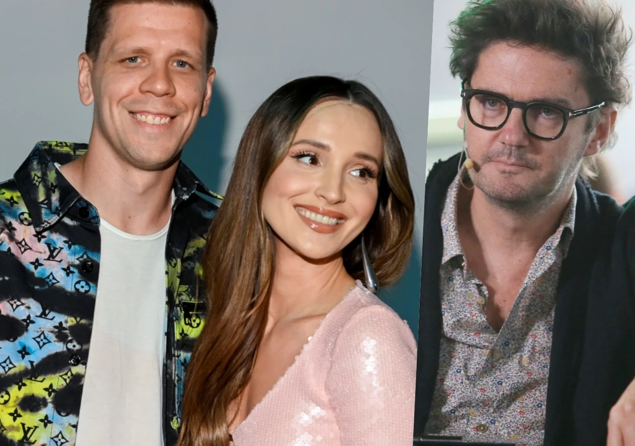 Wojciech Szczęsny i Marina Łuczenko Szczęsna, Kuba Wojewódzki Wojciech Szczęsny i Marina Łuczenko Szczęsna, Kuba Wojewódzki