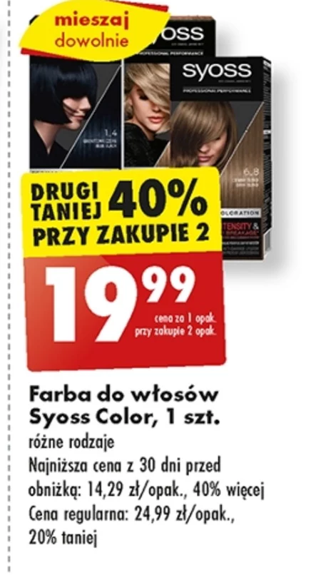 Farba do włosów Syoss