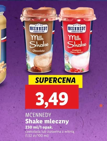 Молочний коктейль Mcennedy